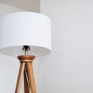 white lampshade